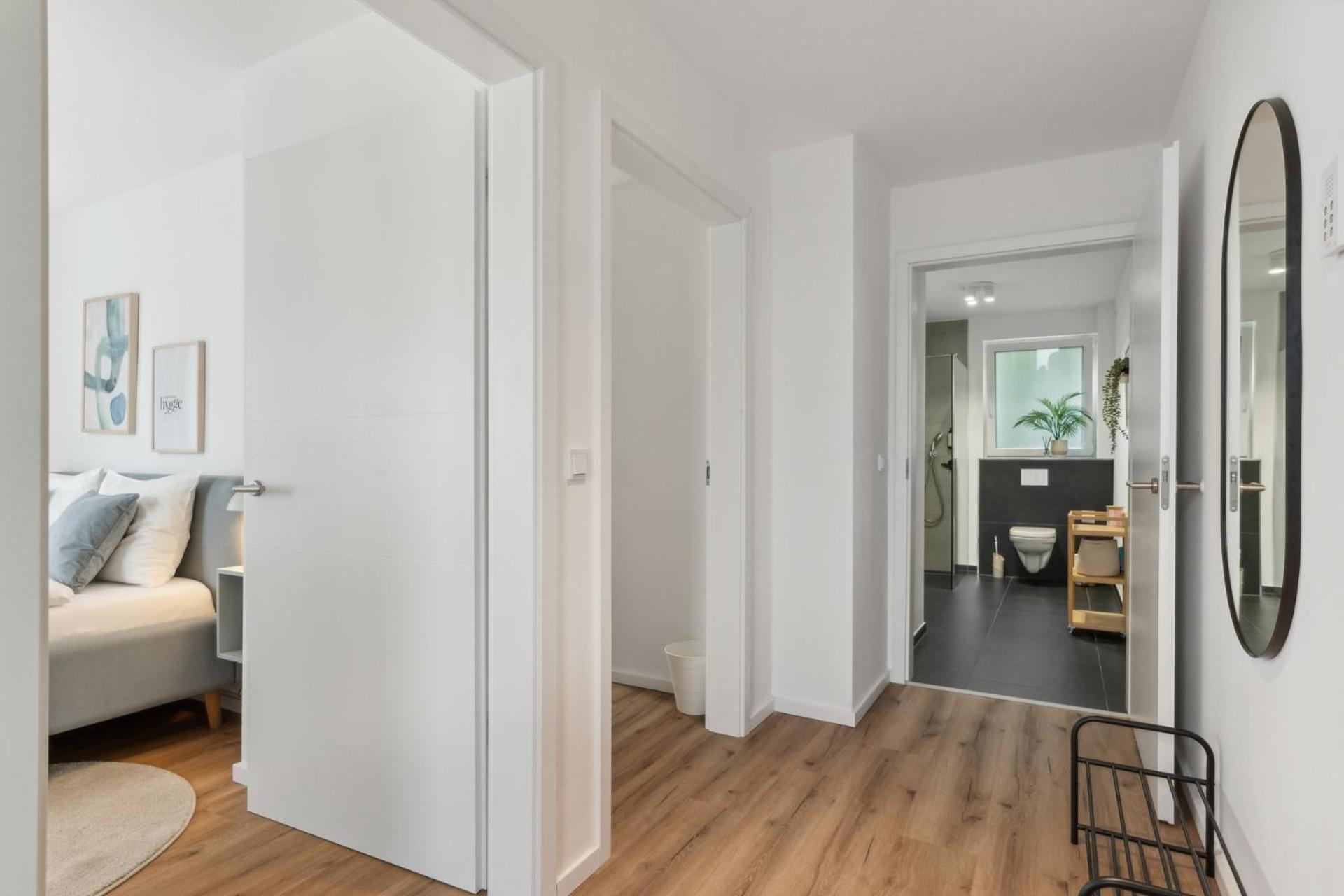 Deluxe Apartment In Bielefeld City Mit Parkplatz Und Balkon Exterior foto
